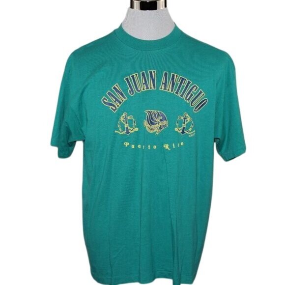 Hanes Other - VTG San Juan Antiguo XL Puerto Rico 90's Hanes 50/50 T-Shirt Tee Graphic USA